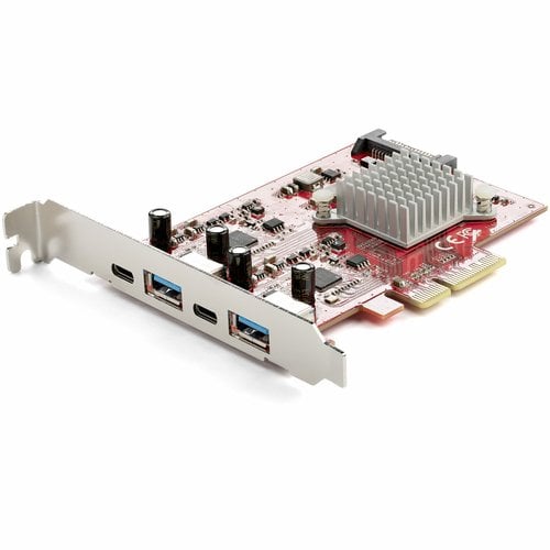 Startech Carte PCIe StarTech 4 Ports USB 3.2 Gen 2 10Gbps 2x USB-C et 2x USB-A
