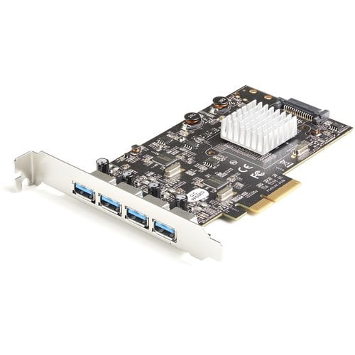 StarTech com Carte controleur PCI E 4 ports USB 3 1 Type A
