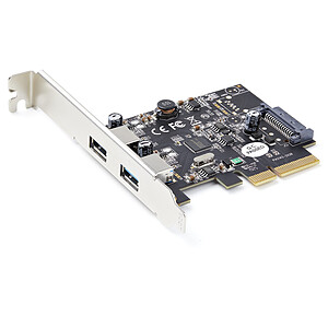 StarTech com Carte Controleur PCI Express vers 2 Ports USB 3 1 Type A avec UASP