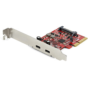 StarTech com Carte Controleur PCI Express vers 2 Ports USB 3 1 Type C avec UASP
