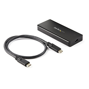 StarTech com Boitier USB 3 1 pour SSD M 2 MVMe PCIe M Key avec cable USB C Aluminium certifie IP67