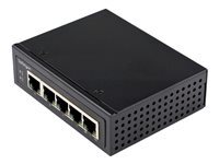 StarTech.com StarTech.com Switch Industriel PoE Gigabit 5 Ports - 30W - Repartiteur Power Over Ethernet - Switch PoE GbE Non Gere - Commutateur Reseau Gigabit Haute Puissance - IP-30 -40 a 75Â°C (IESC1G50UP) - commutateur - 5 ports - non gere