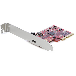 Startech com Carte controleur PCIe a 1 port USB 3 2 Type C 20 Gb s
