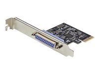 StarTech.com StarTech.com Carte PCIe Parallele 1 Port - Carte Adaptateur PCI Express Parallele DB25 - Carte Extension ContrÃ'leur LPT Imprimantes, Scanners Plotters - SPP ECP - Standard Low Profile (PEX1P2) - adaptateur parallele - PCIe - IEEE 1284
