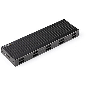 StarTech com Boitier USB 3 1 pour M 2 NVMe ou M 2 SATA SSD Black