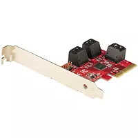 StarTech com Carte controleur PCI E avec 6 ports SATA III internes
