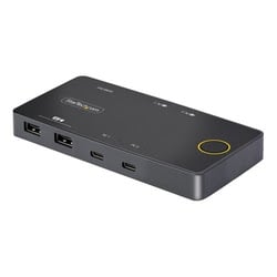 Startech Commutateur KVM USB-C compact StarTech.com à 2 ports 4K 60 Hz PD 100 W