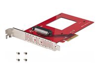 startechcom Adaptateur StarTech.com U.3 PCIe 4.0 x4 SSD NVMe 2.5 pouces