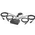 StarTech com KVM Switch USB C DisplyPort 2 ports 4K 60Hz avec Hub 2 ports USB 2 0
