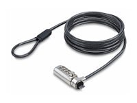 StarTech.com StarTech.com Slim Lock K-Slot Compatible, 6.6ft Combination Locking Cable - cable de securite