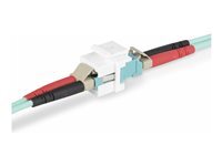 StarTech.com StarTech.com LC to LC Coupler, LC Fiber Coupler, LC UPC Keystone Jack, Fiber Optic LC Keystone Coupler for Patch Panel - LC to LC Duplex (DMFKSLCLCCOUPLER) - coupleur reseau - White