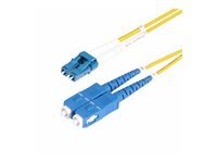 dahua-technology Cable de Fibra Óptica StarTech LC a SC OS2 9 125 µm 100G LSZH Dúplex 2 m Resistente Dobleces