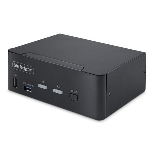 Startech Switch KVM StarTech DisplayPort 1.4 2 Ports 2 Moniteurs 8K 60Hz USB 10Gbps