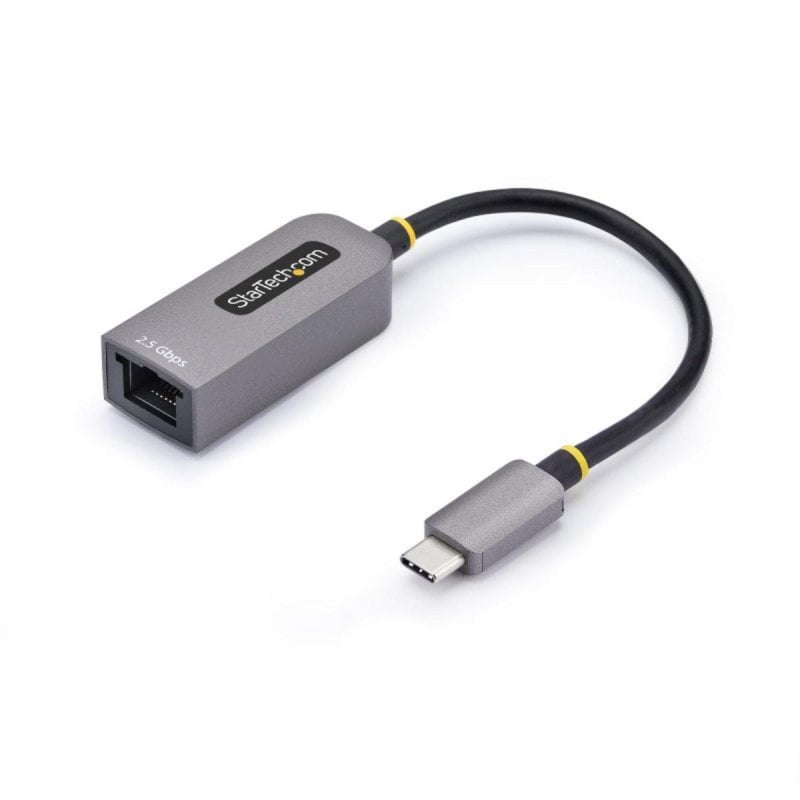 Startech Carte réseau StarTech.com USB-C 2.5GbE Adaptateur Ethernet 5000 Mbit s Realtek RTL8156BG Grey