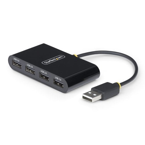 Startech Hub StarTech 4 ports USB 2.0 480 Mbps modèle ST4200MINI2-USB-HUB compact