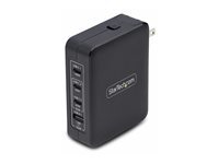 Startech Chargeur GaN StarTech.com 140W 3xUSB-C 1xUSB-A Power Delivery International Black