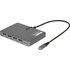 StarTech com Adaptateur USB C vers 4x DisplayPort 4K 60Hz 1x port USB A 2 0 1x port USB C Power Delivery 140W
