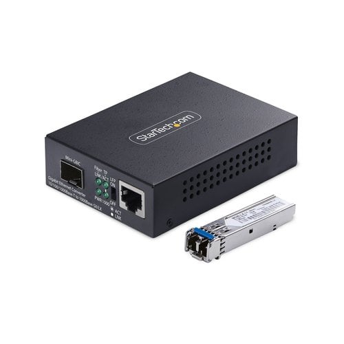 Startech Tarjeta de Red StarTech MCM1110SMLC20 RJ45 LC 2 Gbit s 20 km Monomode