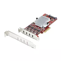 Startech Carte Interface StarTech PEXUSB4C3 PCI Express 10 Gbit s 4x USB C Indépendants
