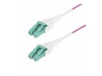Startech Cable Fibre Optique Multimode OM4 LC à LC UPC 1m Purple Érica StarTech.com
