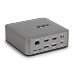 StarTech com Station d accueil Thunderbolt 5 USB C double affichage 8K 60 Hz avec Power Delivery 140 W