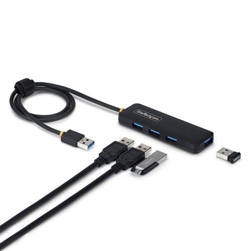Startech Hub Startech 4 ports 5 Gbps USB-A PCR, câble 61 cm UASP