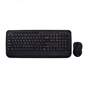 V7 Clavier QWERTY espagnol complet avec repose mains CKW300ES a�� Black
