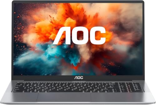 AOC AI Gaming Ordinateur Portable Intel Core Ultra5 125U(12 Coeurs,14 Threads, Jusqu’à 4,30 GHz) avec 16Go DDR5 1024Go SSD 16.1 Pouces FHD AI PC Portable, Métallique, Rétro-éclairage, Type-C, WiFi 6
