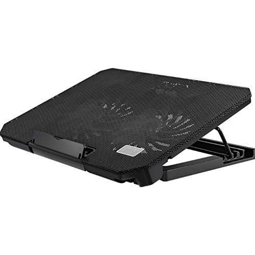 Refroidisseur PC Portable Laptop Cooling Pad, 2 ventilateurs ordinateur portable fits Cooler 12 -17 deux ventilateurs USB alimenté refroidissent Tray portable Laptop Cooling Mat Gaming Refroidisseur