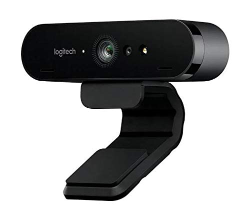 logitech Brio Webcam Ultra HD 4K pour vidéoconférence, Enregistrement et Streaming