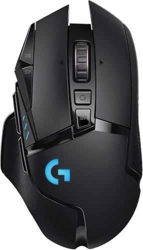 Logitech G G502 X Lightspeed Souris de Jeu sans Fil – Souris Optique avec commutateurs optiques-mécaniques Hybrides LIGHTFORCE, capteur de Jeu Hero 25K, Compatible avec PC – MacOS Windows – Noir