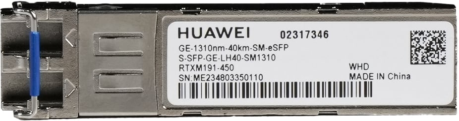 Huawei Carte réseau HUAWEI eKit S-SFP-GE-LH40-SM1310 SFP 1000 Mbit s LC 40 km Fibre optique