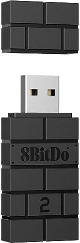 8Bitdo Wireless USB Adapter 2 for Switch, Switch OLED, Windows PC, Mac and Raspberry Pi, pour PS5, PS4, Switch Pro Controller