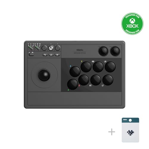 8BitDo Arcade USB Stick For Xbox PC (Windows 10) - Black