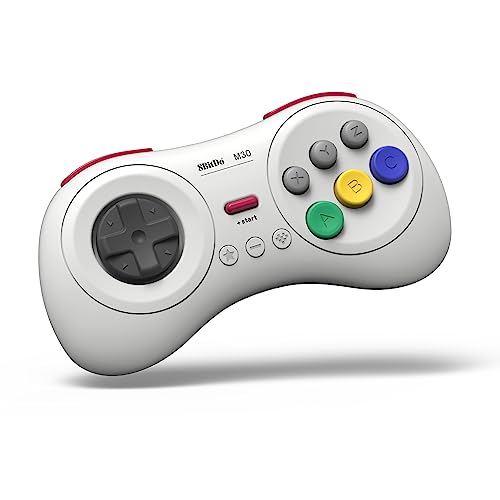 8bitdo Manette 8BitDo M30 Bluetooth White Sans Fil USB Type-C