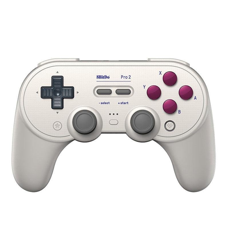 8bitdo Manette 8Bitdo Pro 2 Hall Effect White Filaire USB Android Switch