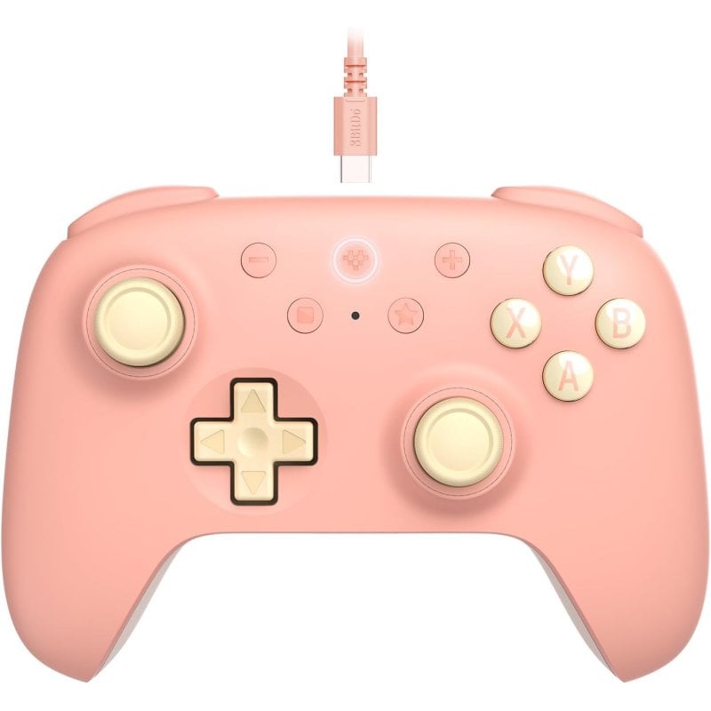 8bitdo Manette USB Type C 8BitDo Ultimate 2C Peach pour PC et Android avec vibration