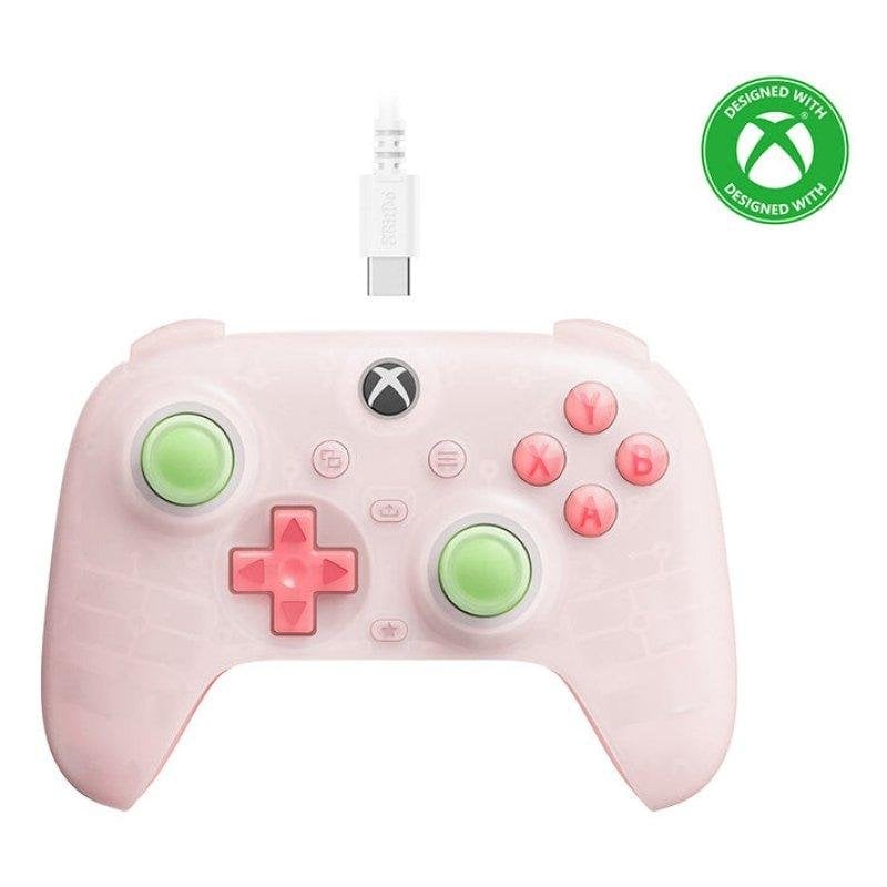 8bitdo Manette 8BitDo Ultimate Mini Clear Pink filaire Xbox PC LED