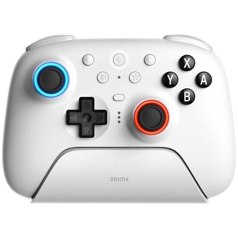 8bitdo Manette sans fil Bluetooth 8BitDo Ultimate 2 blanche pour Switch 2 et PC avec vibration