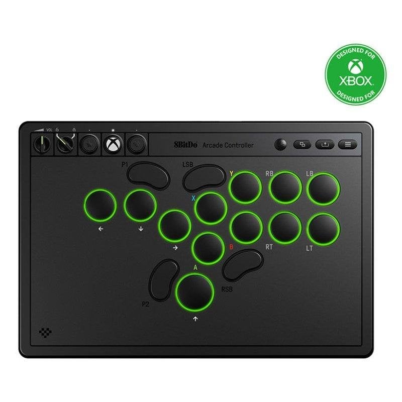 8bitdo Manette Arcade 8BitDo Xbox PC Black Sans Fil LED Programmable