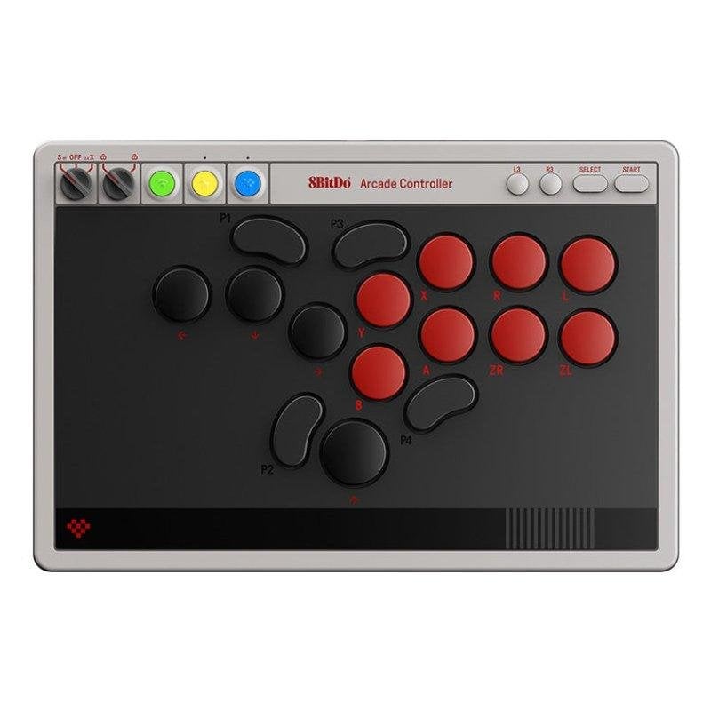 8bitdo Manette Arcade 8BitDo Arcade Controller NSW PC Sans Fil Filaire Bluetooth