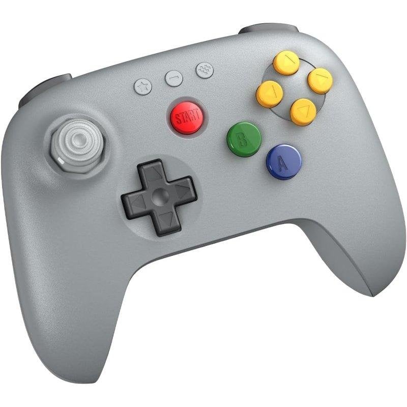 8bitdo Manette Bluetooth 8BitDo 64 Grey Classique Compatibilité Switch Analogue 3D