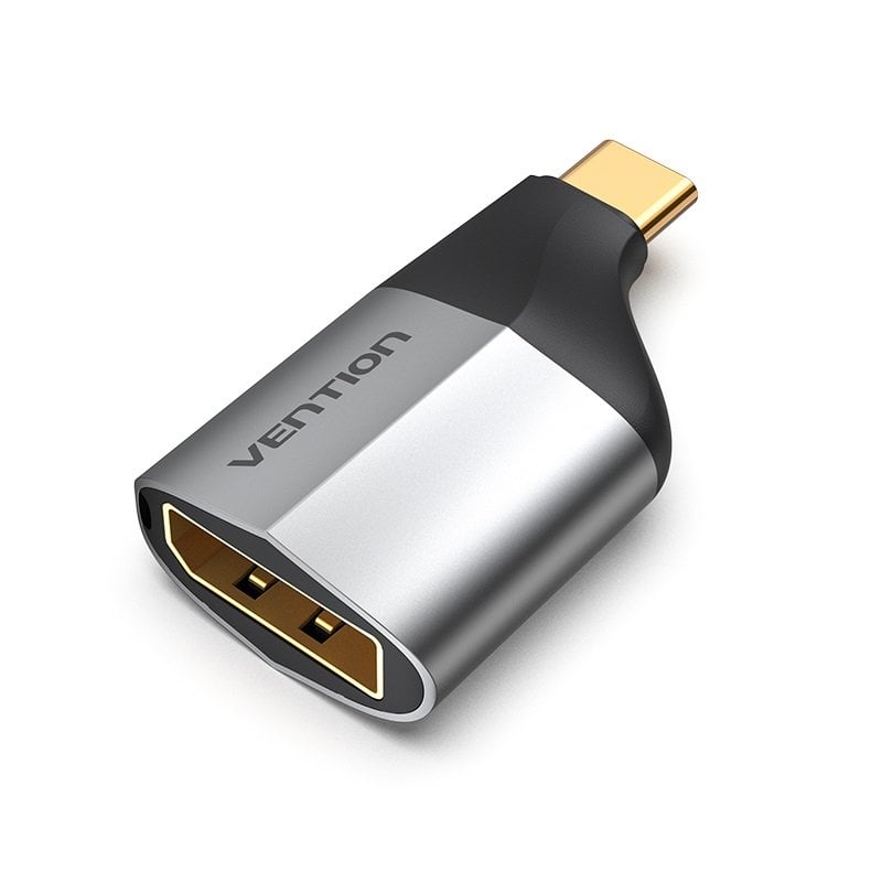 vention Adaptateur USB Type-C vers DisplayPort Vention 4K 60 Hz ABS Aluminium Black Grey