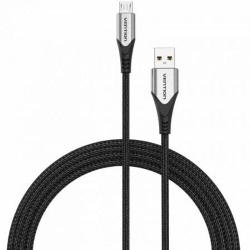 vention Cable USB 2.0 Vention COAHH 2m microUSB reversible 3A 480Mbps Grey