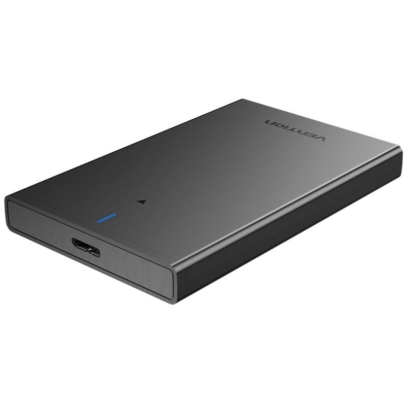vention Boîtier pour disque dur externe Vention KPAB0 pour SATA 3 2,5 et USB 3.0, Black