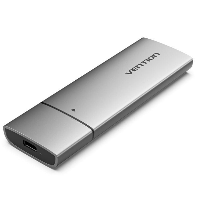 vention Boîtier externe Vention NPGH0 pour SSD M.2 NVMe USB C 3.1 Gen 2, aluminium Grey