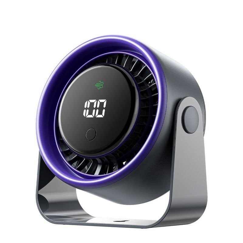 vention Mini Ventilateur Portable Vention PBJH0 10W 3 Vitesses Batterie 3000mAh USB-C Affichage Digital