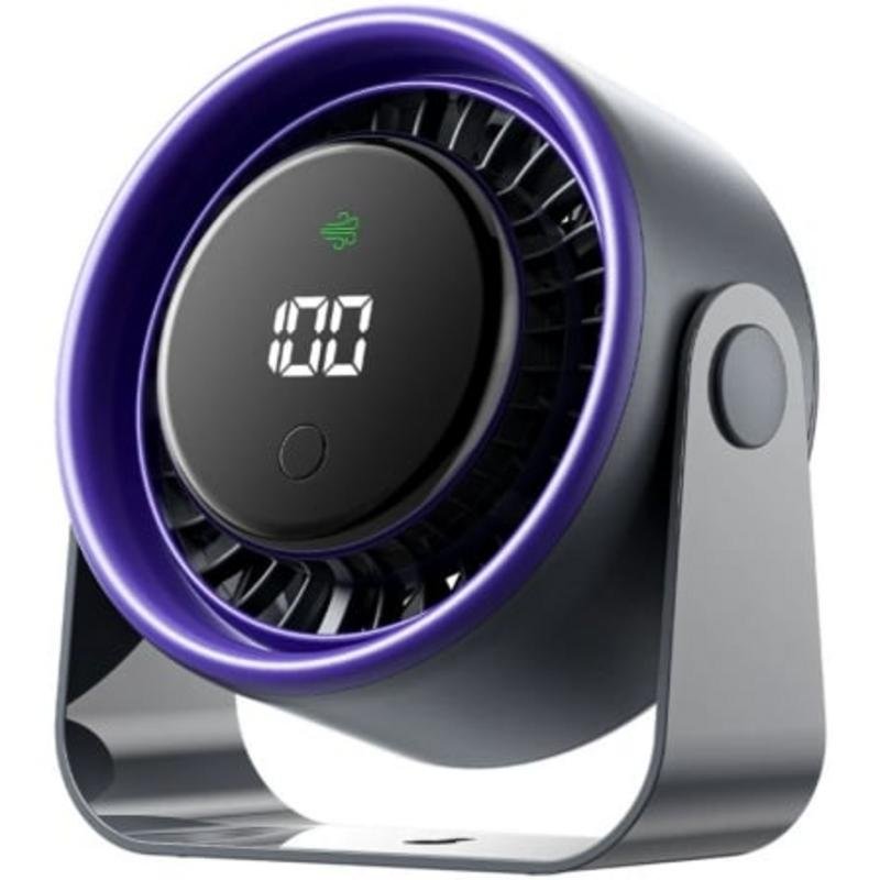 vention Mini Ventilateur Portable Vention PBJH0-Pro 10W 3 Vitesses USB Rechargeable Affichage Digital