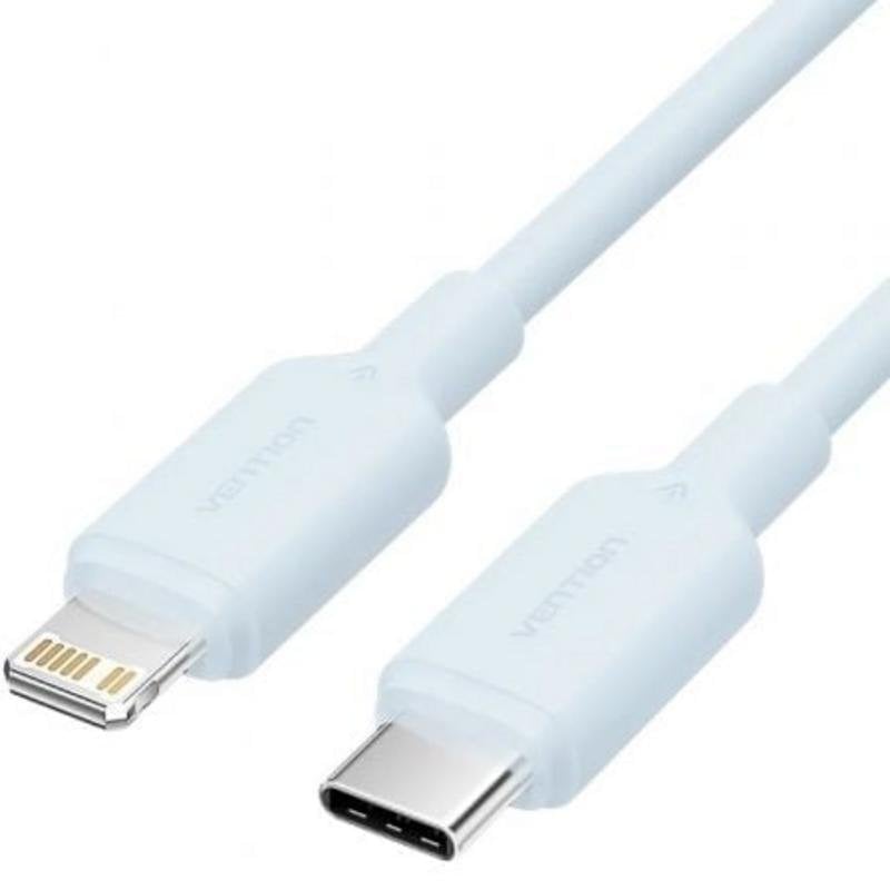vention Câble Vention LAKSH USB-C vers Lightning 2 m 27W 3A Blue 480Mbps nickélé