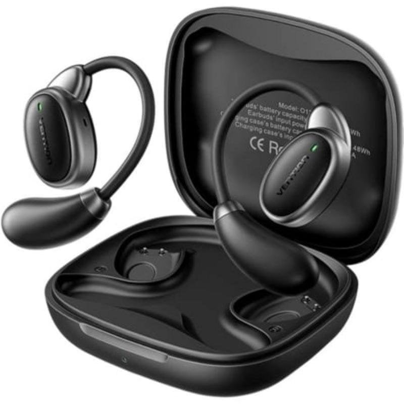 vention Auriculares Vention NBS sans fil Bluetooth 5.4 Open Ear avec ANC et IPX4 noirs